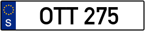 Truck License Plate
